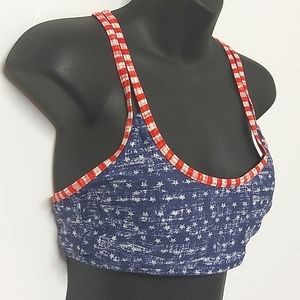 3 for $25- Mossimo Stars & Stripes Bikini Top in Red, White & Blue, Size M